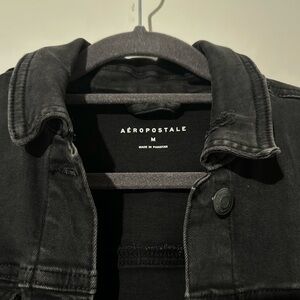 Black Aeropostale Jean Jacket